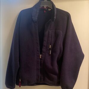 Patagonia Purple vintage fleece Jacket with Full-Length Zipper